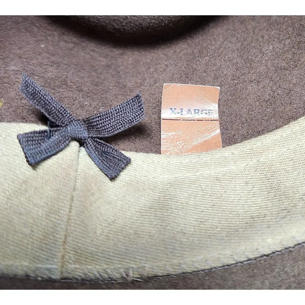Vintage Country Gentleman Wool Outback USA Water Repellent Brown Mens XL Hat